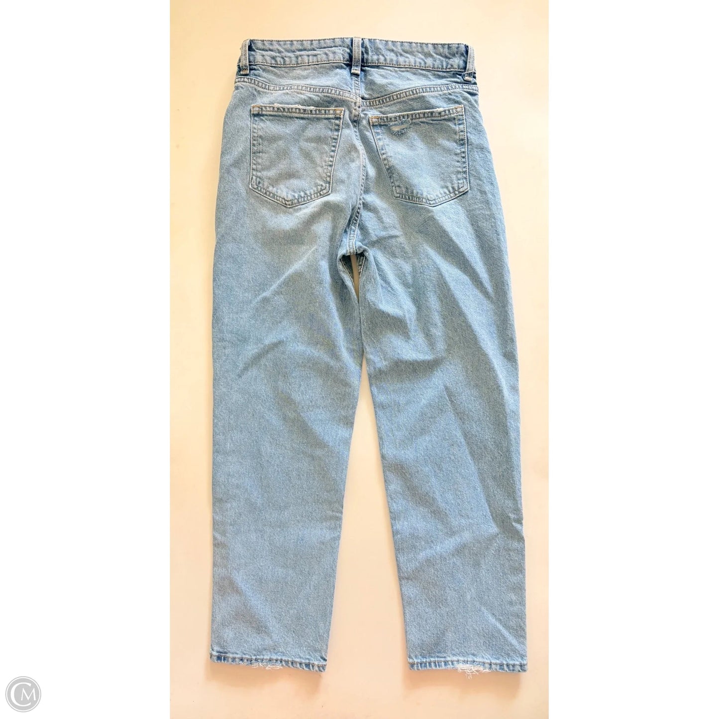 Jeans Straight By H&m In Blue, Size: 6