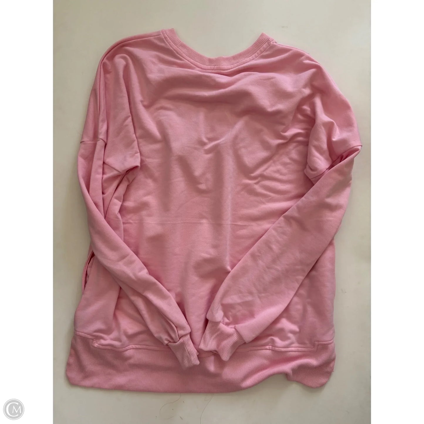 Sweatshirt Crewneck By Simply Southern In Pink, Size: M
