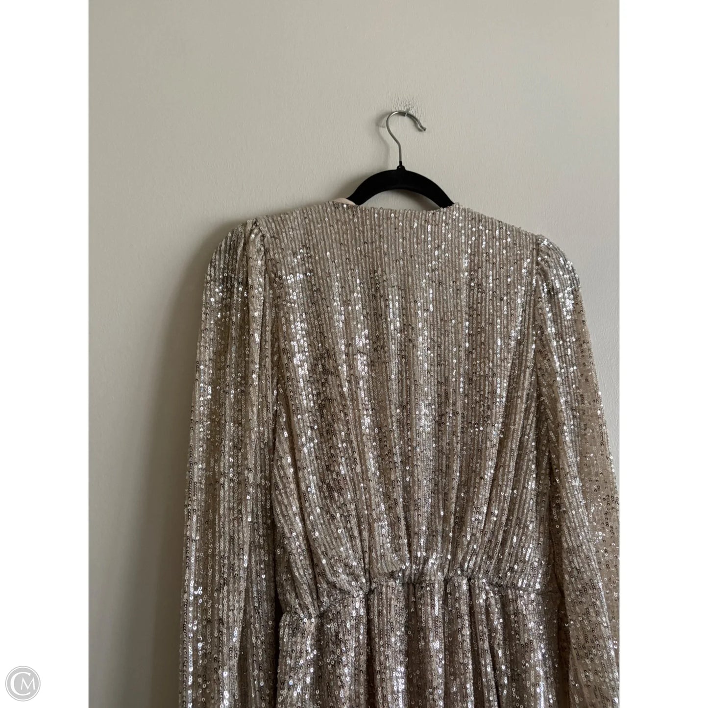 Dress Party Midi By Reserved In Silver, Size: L