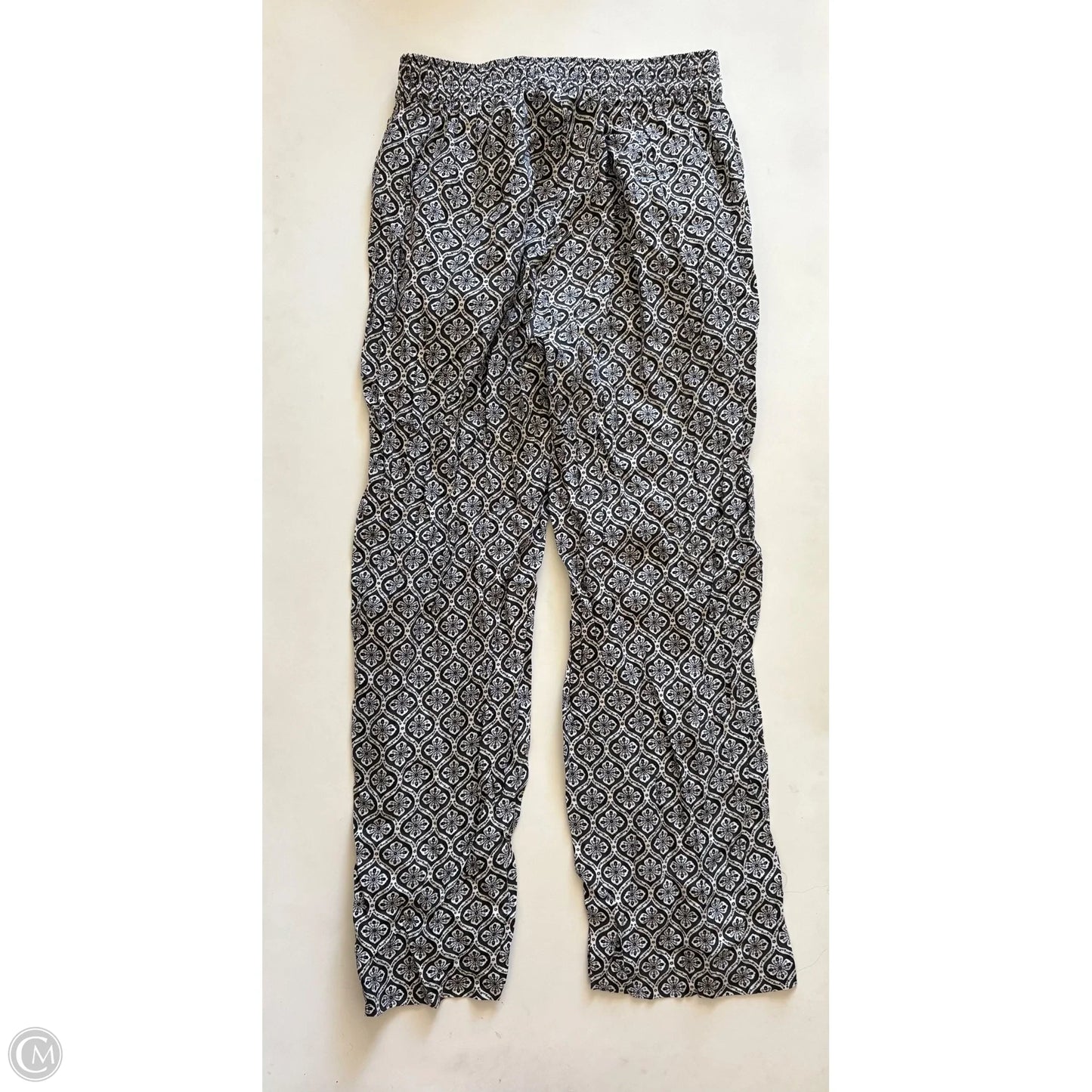 Pants Lounge By Old Navy In Black & Cream, Size: S