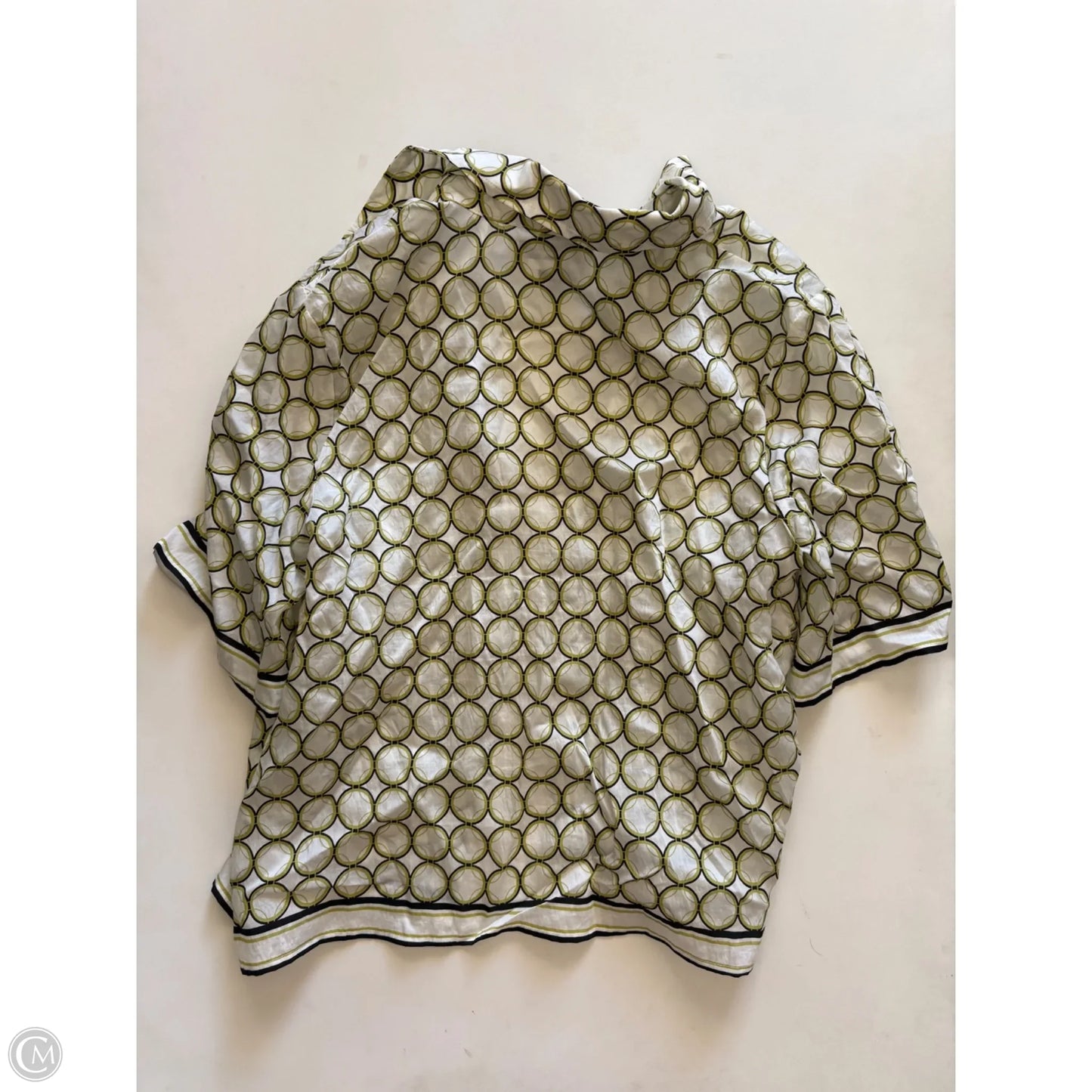 Top Short Sleeve By Worthington In Green, Size: S