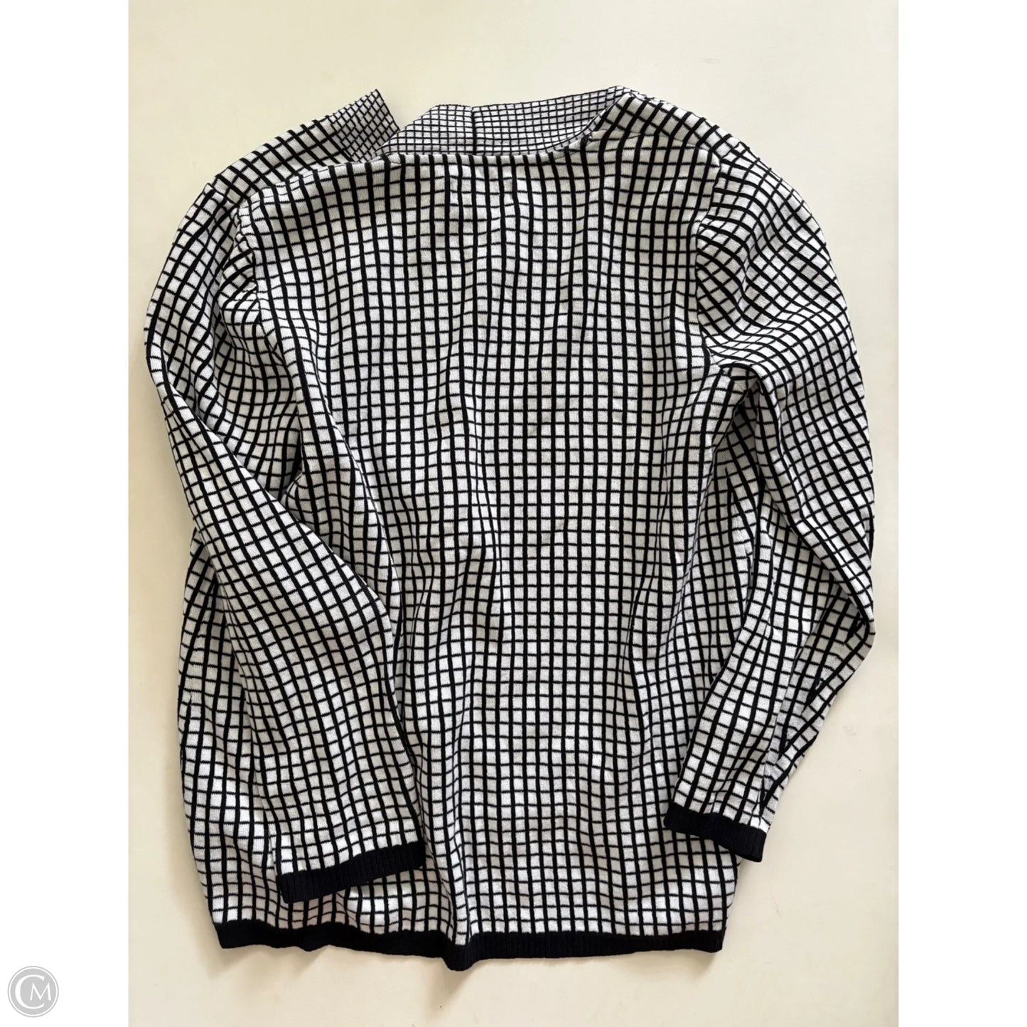 Sweater Cardigan By Kim Rogers In Black, Size: M
