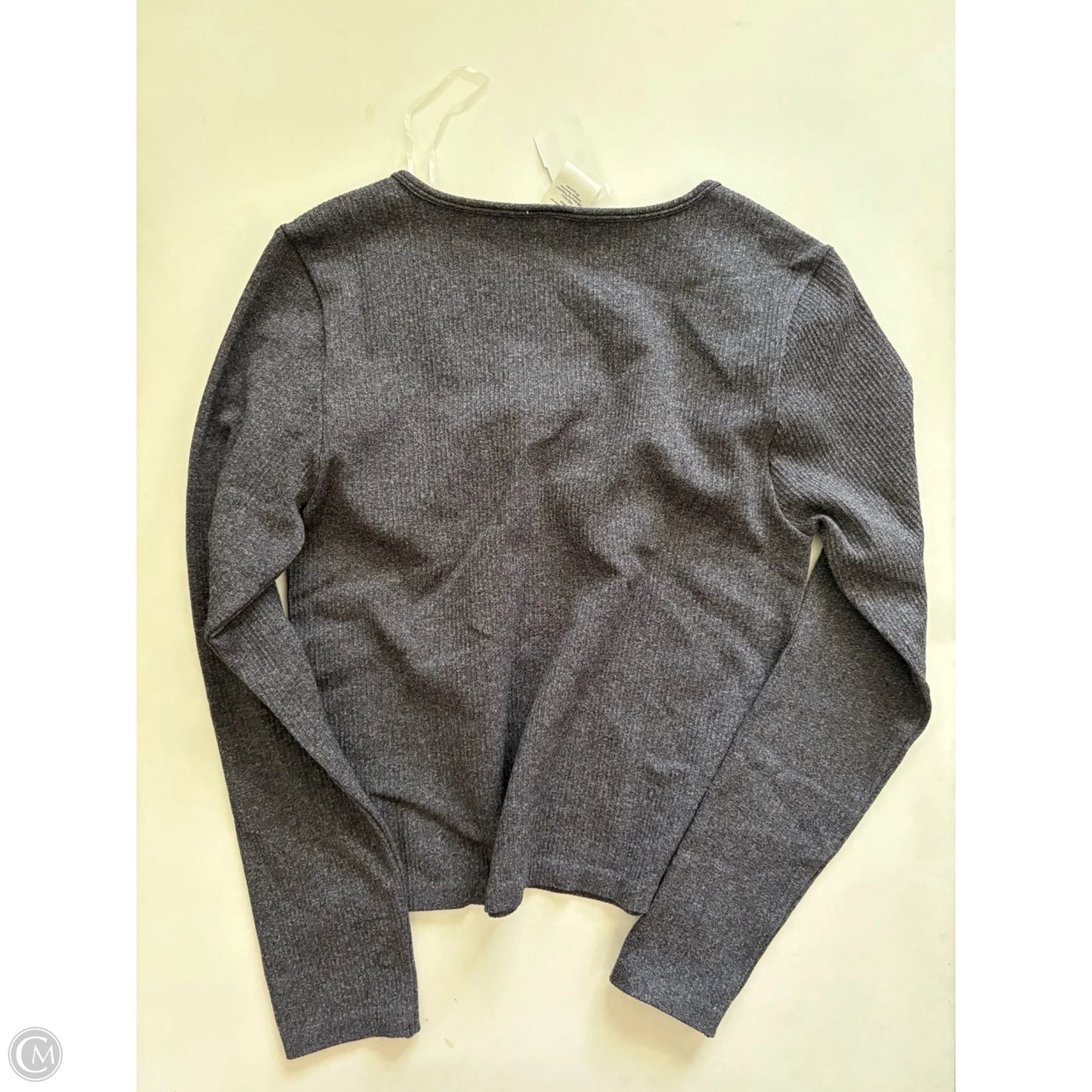 Top Long Sleeve By No Boundaries In Grey, Size: Xl