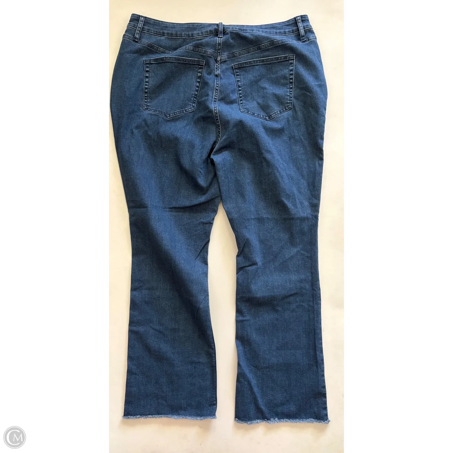 Jeans Wide Leg By Cmb In Blue, Size: 18