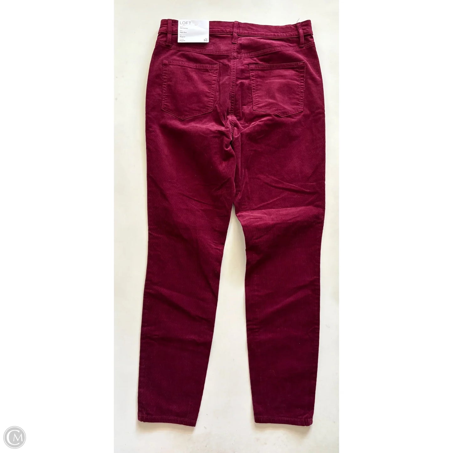Pants Corduroy By Loft In Maroon, Size: 10