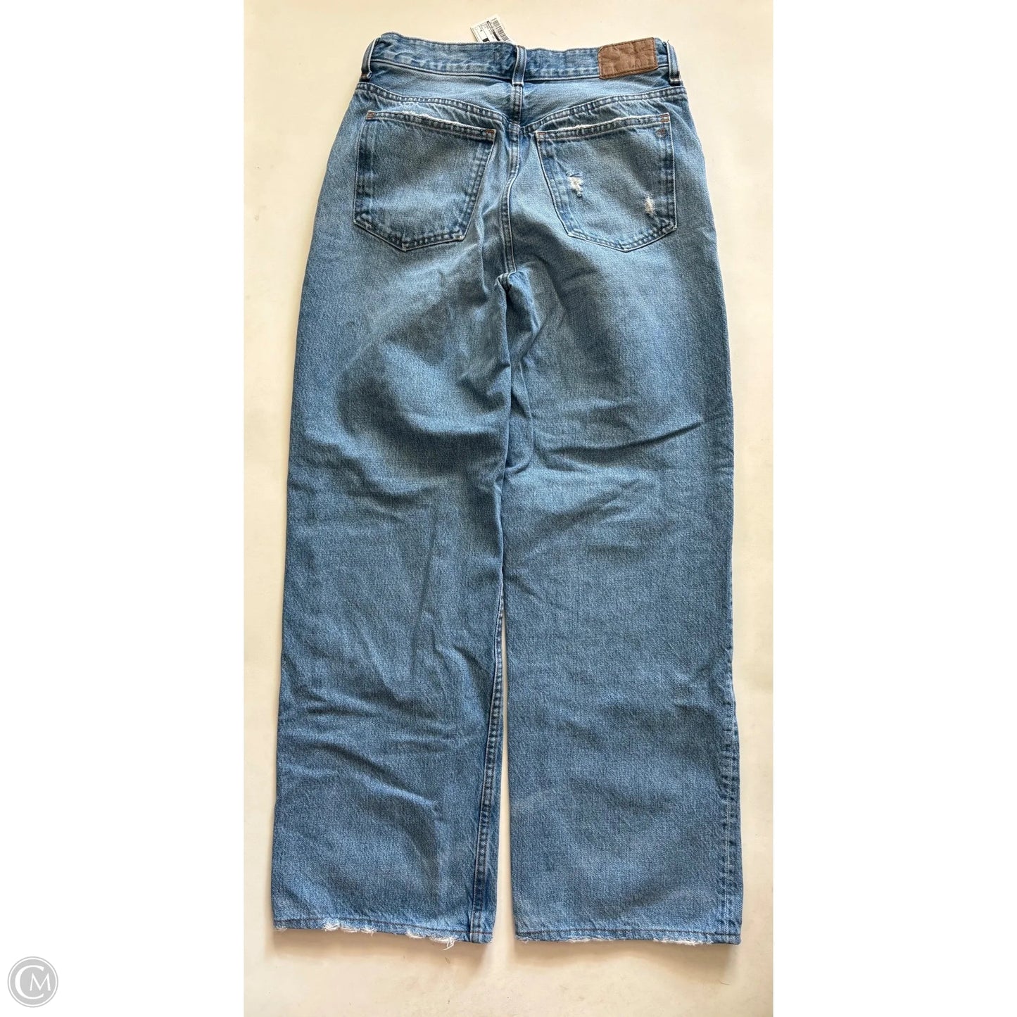 Jeans Wide Leg By Madewell In Blue, Size: 0