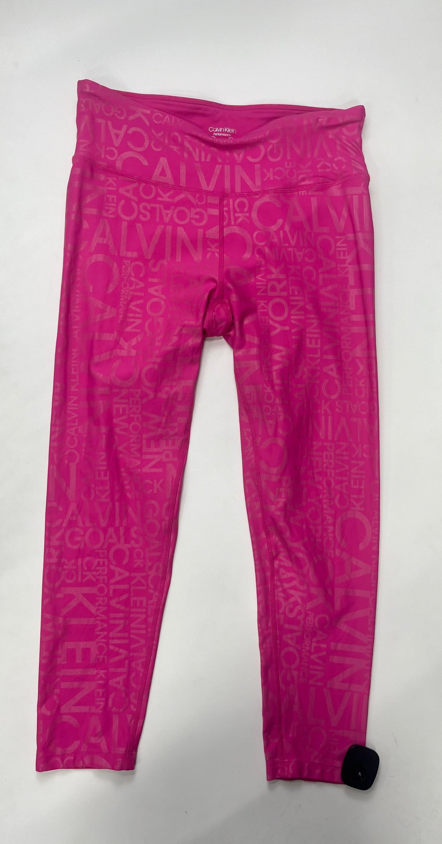 Athletic Leggings By Calvin Klein Performance Size: L