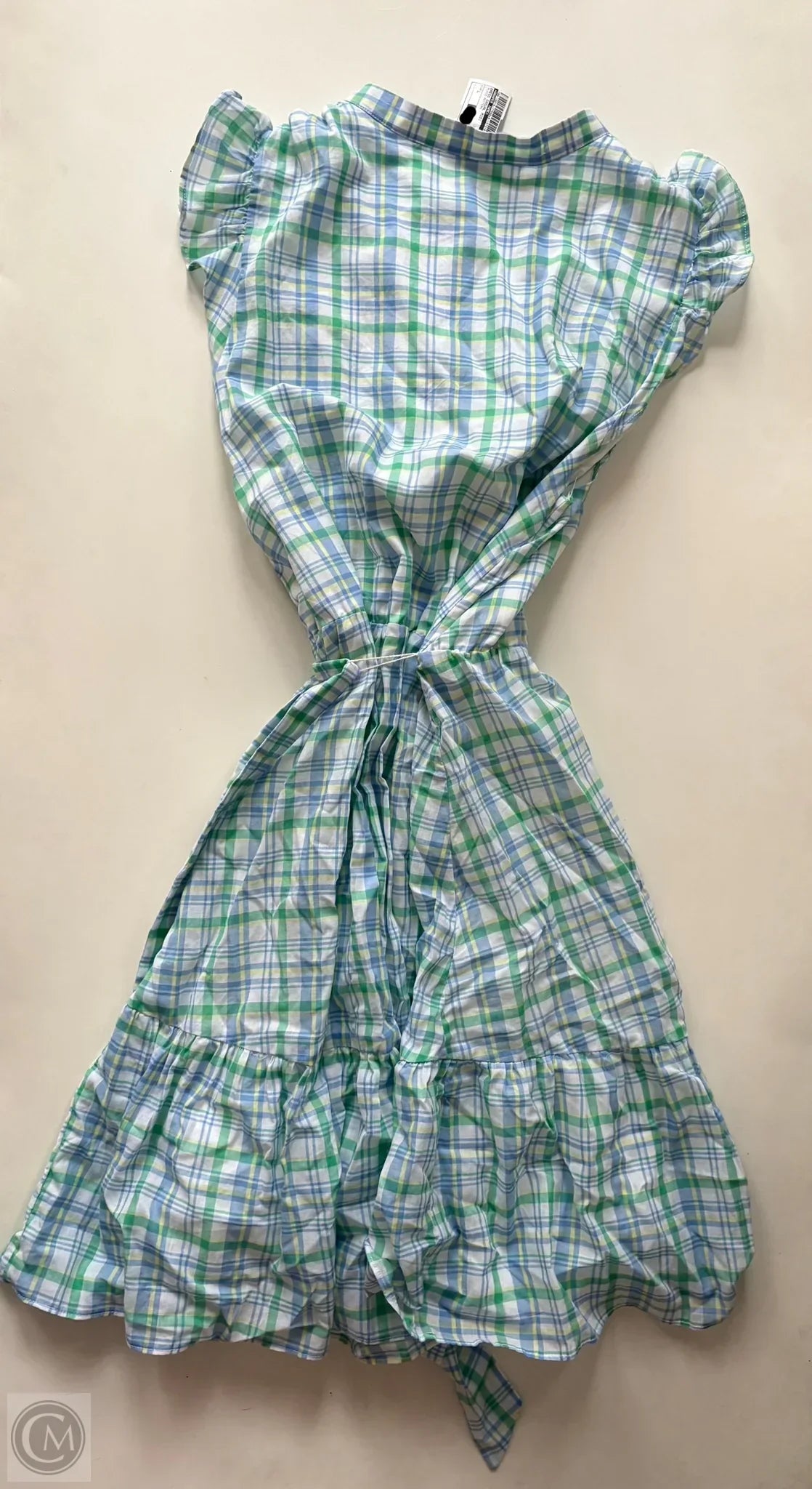 Dress Casual Midi By Draper James In Plaid Pattern, Size: L