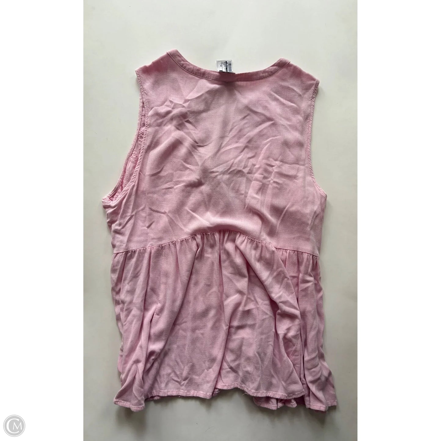 Blouse Sleeveless By Torrid In Pink, Size: 3x