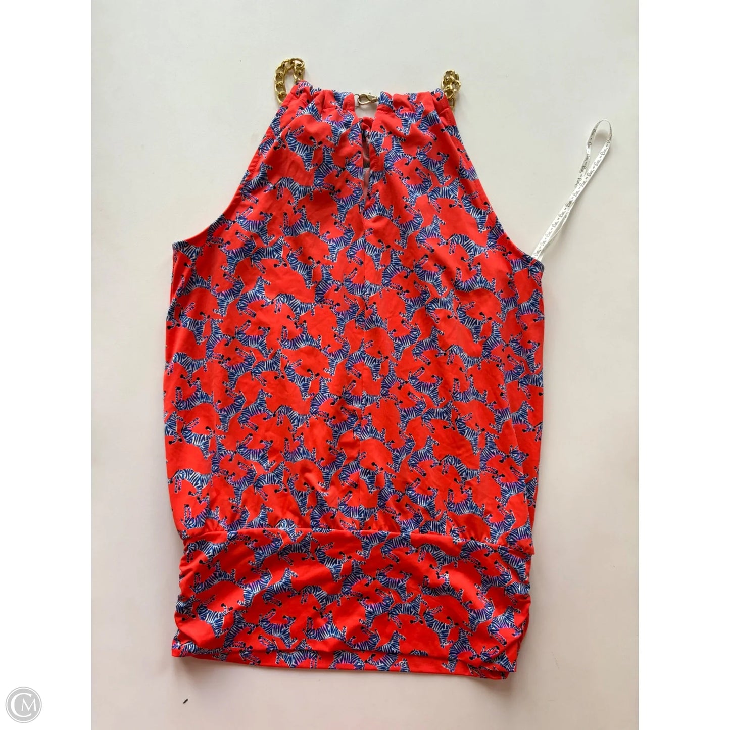 Top Sleeveless Designer By Lilly Pulitzer In Orange, Size: Xs