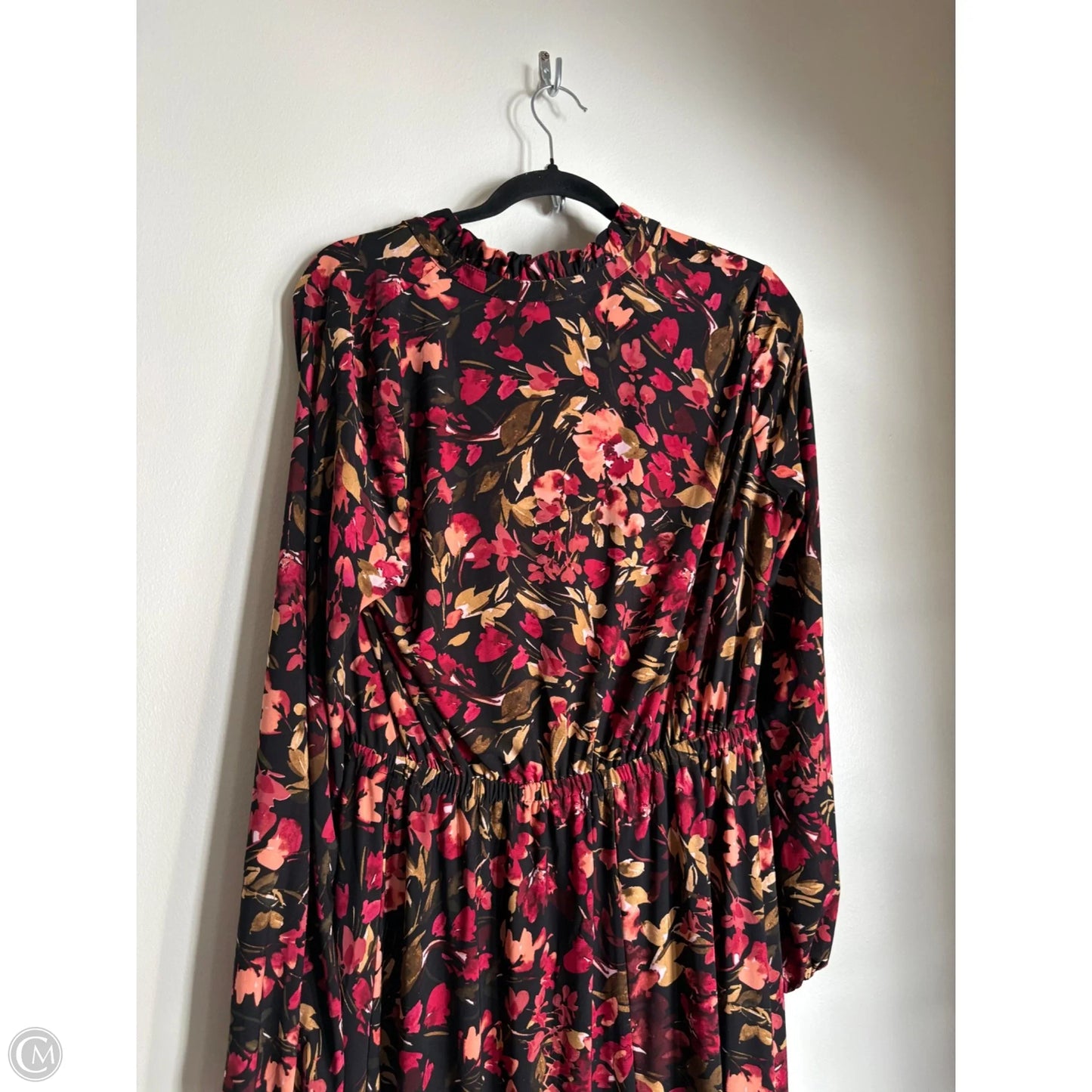 Dress Casual Midi By Anne Klein In Floral Print, Size: 10