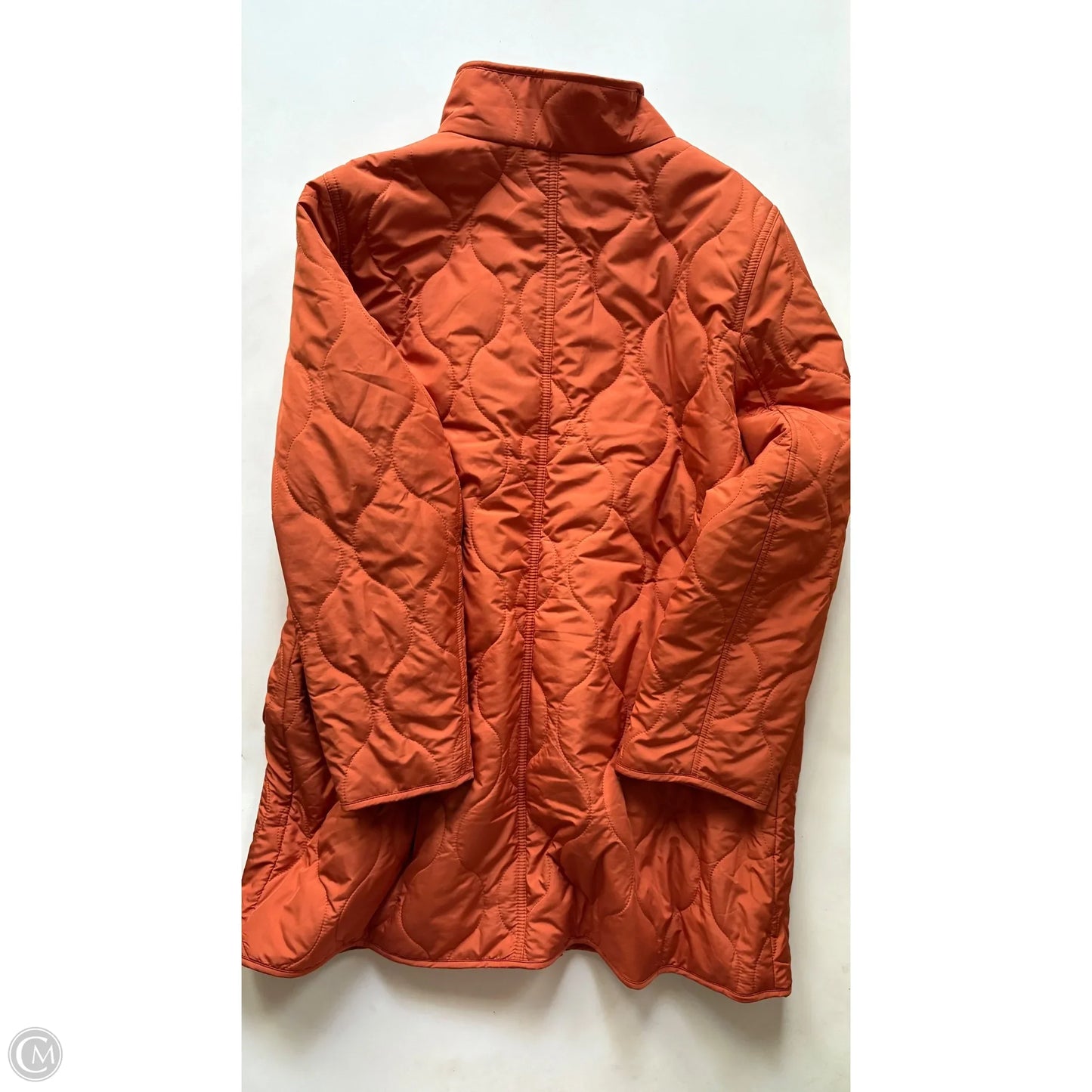 Jacket Puffer & Quilted By Talbots In Orange, Size: Xlp