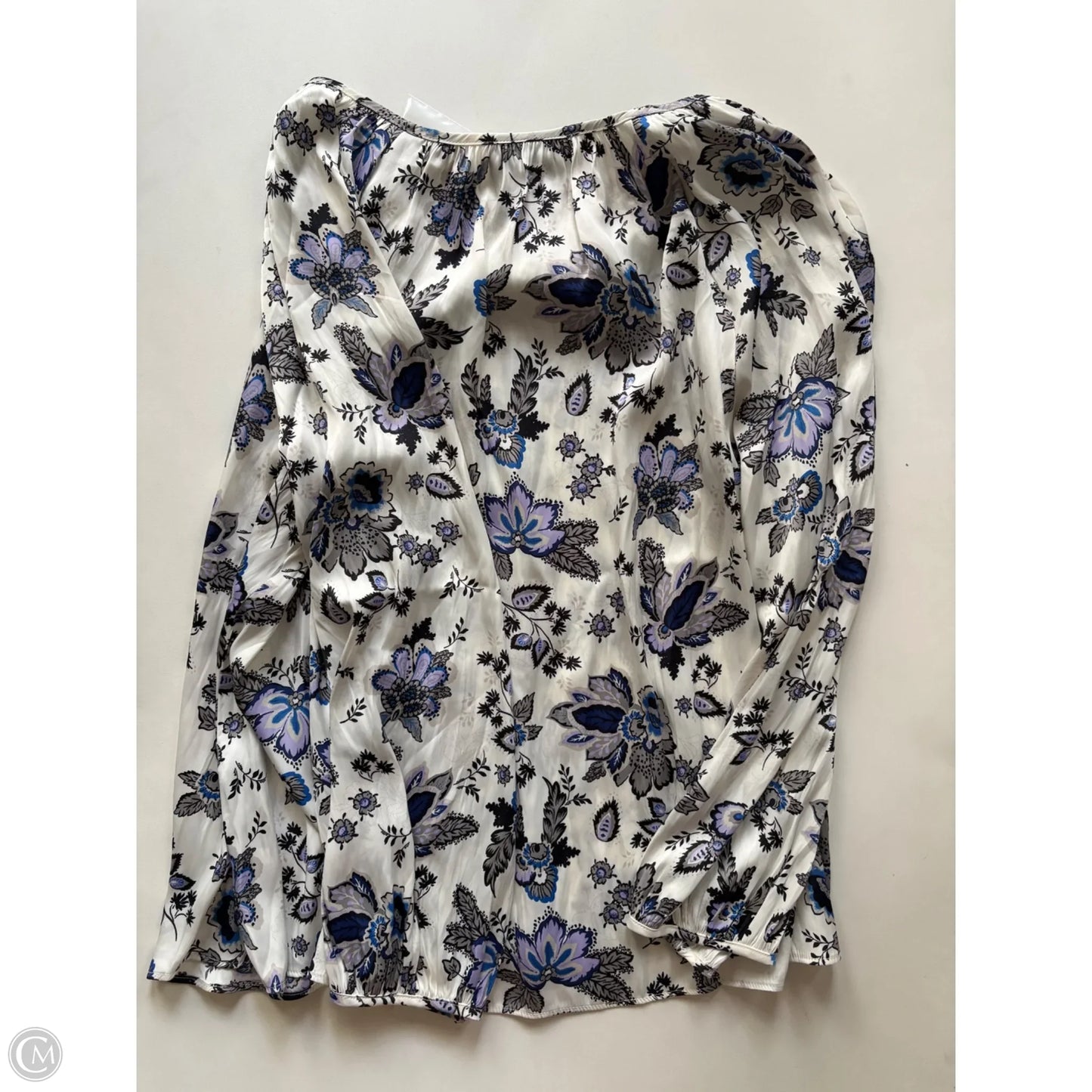 Blouse Long Sleeve By Lane Bryant In Floral Print, Size: 14