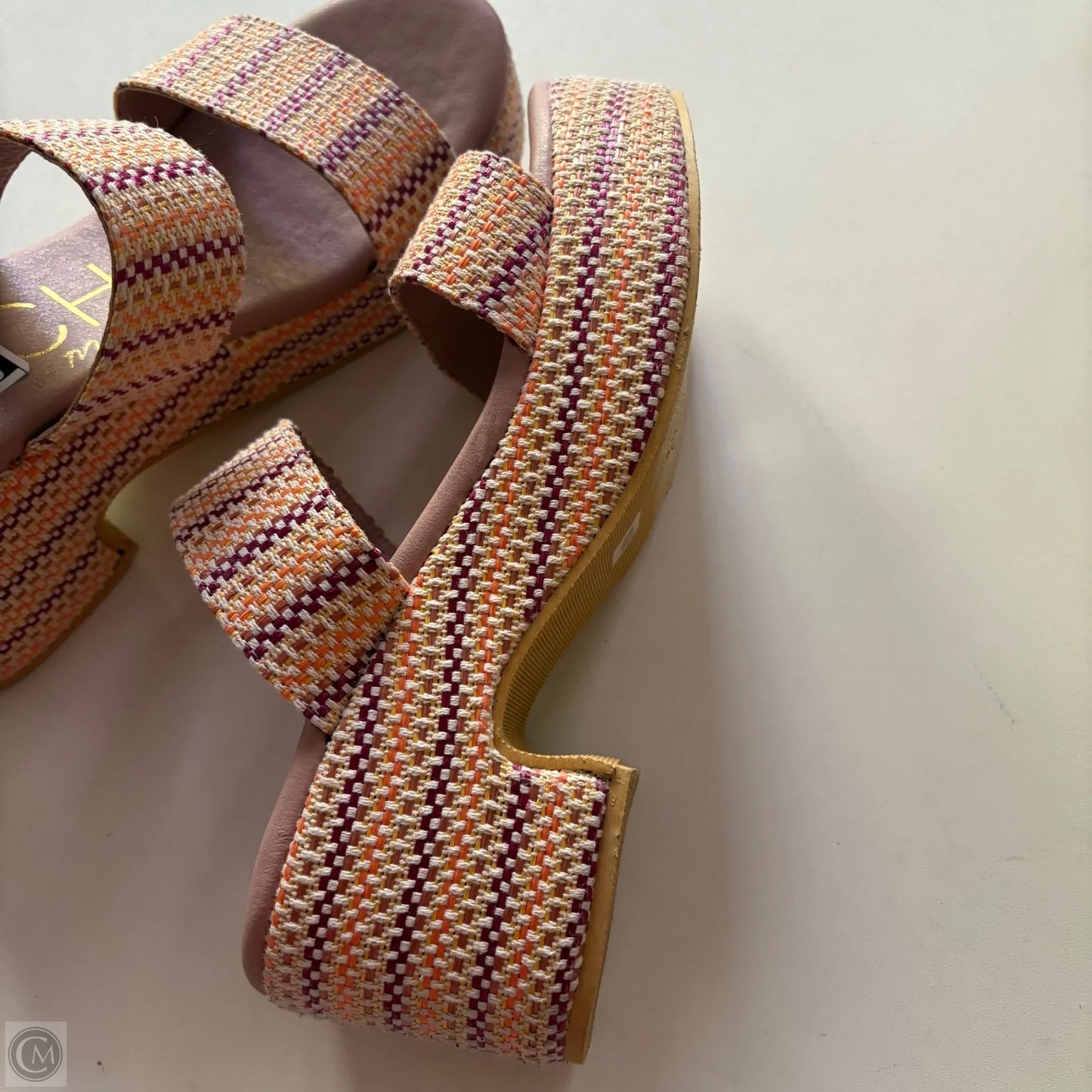 Sandals Heels Block By Matisse In Multi-colored, Size: 10