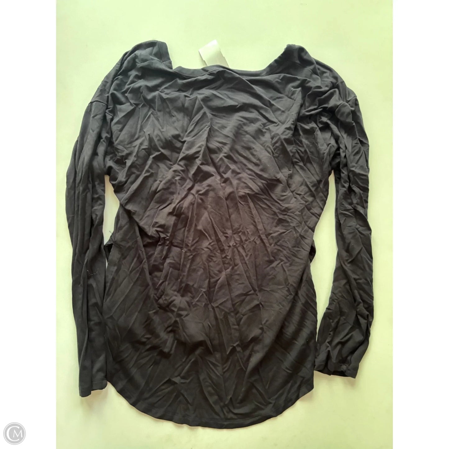 Athletic Top Long Sleeve Crewneck By All In Motion In Black, Size: S