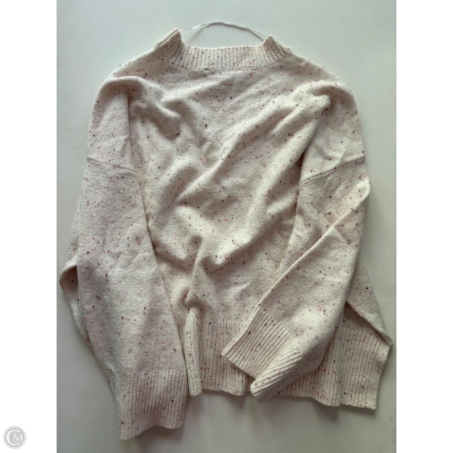 Sweater By Loft In Cream, Size: Xxl
