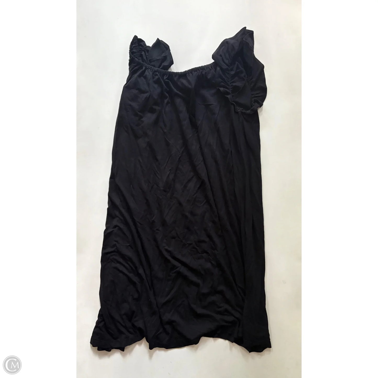 Dress Casual Midi By Old Navy In Black, Size: Xxl