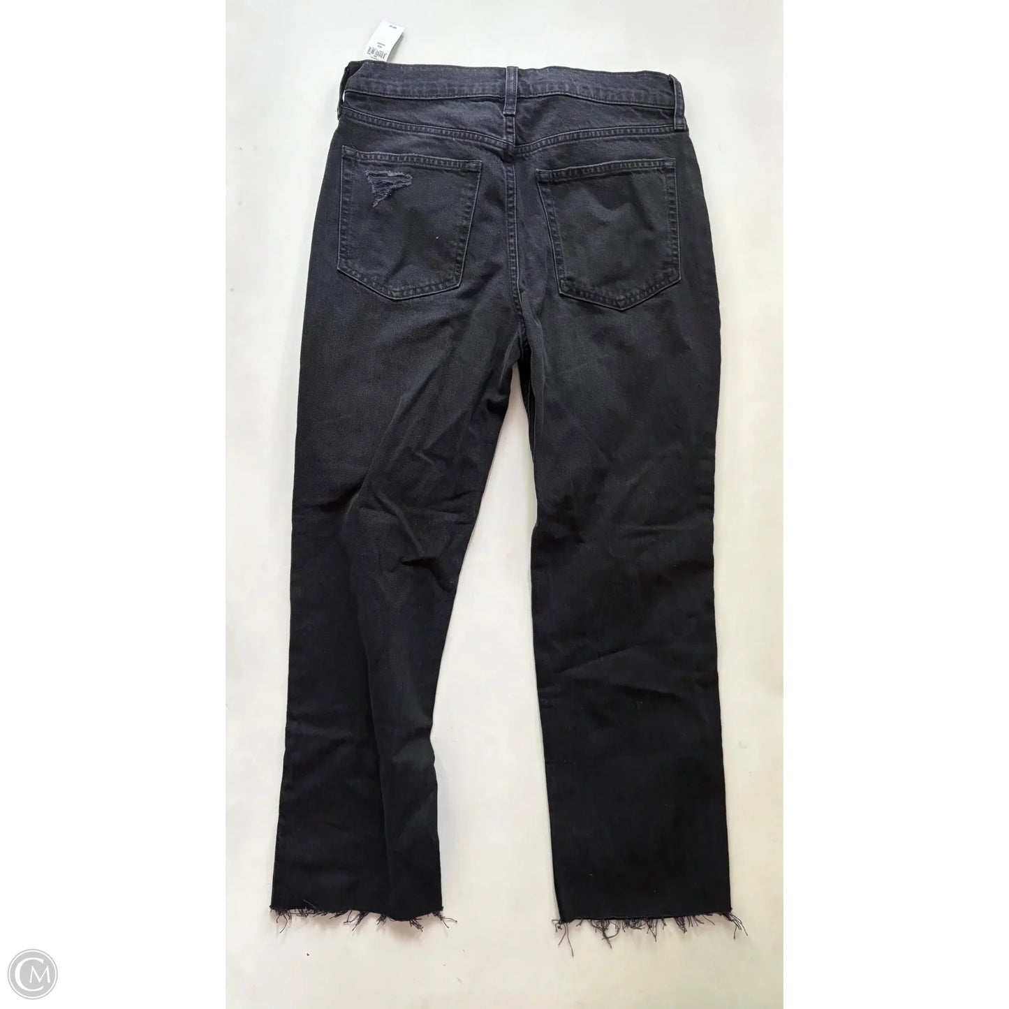 Jeans Straight By Gap In Black, Size: 6