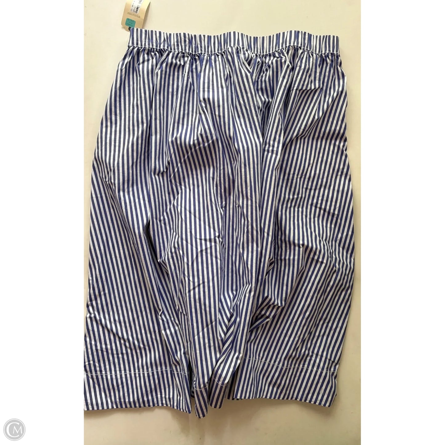 Skirt Midi By St Johns Bay In Striped Pattern, Size: Xxl