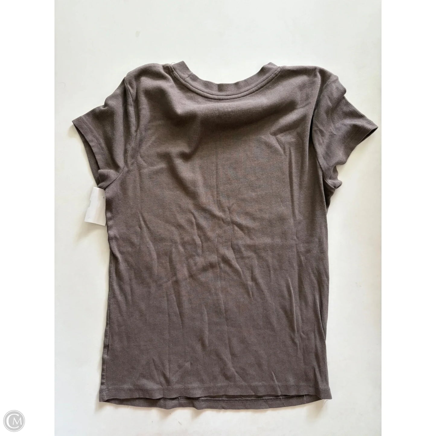 Blouse Short Sleeve By A New Day In Brown, Size: M