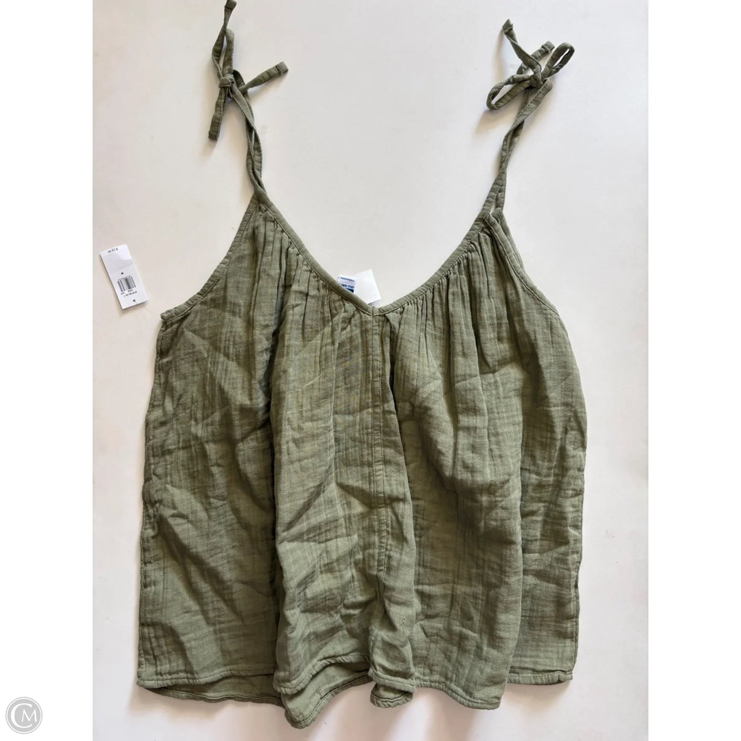 Top Sleeveless By Old Navy In Green, Size: M