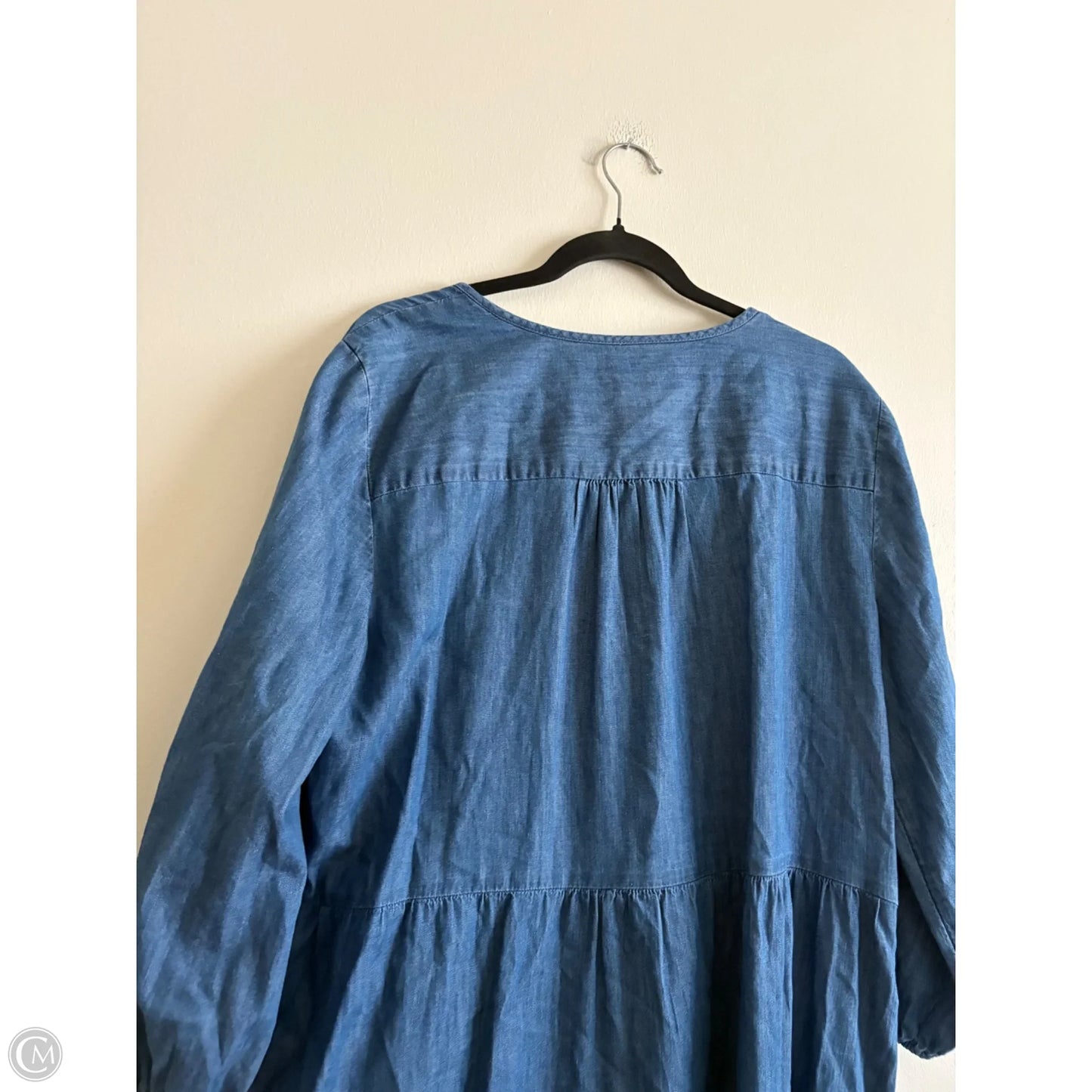 Dress Casual Maxi By Talbots In Blue, Size: Xl