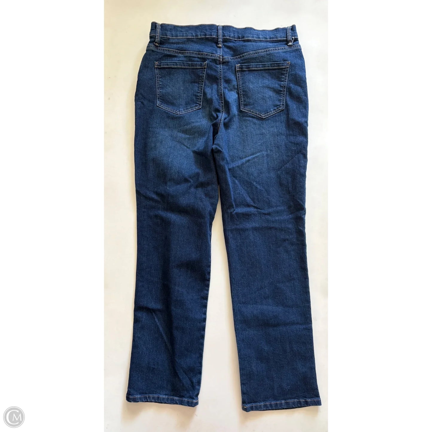 Jeans Straight By Gloria Vanderbilt In Blue, Size: 12