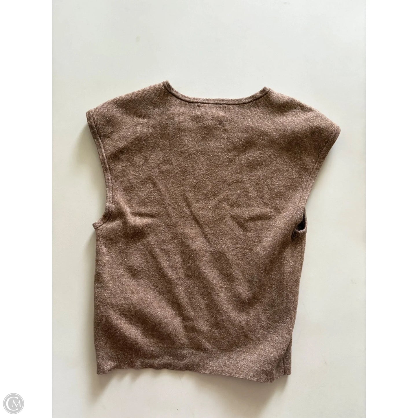 Top Sleeveless By J. Crew In Brown, Size: M