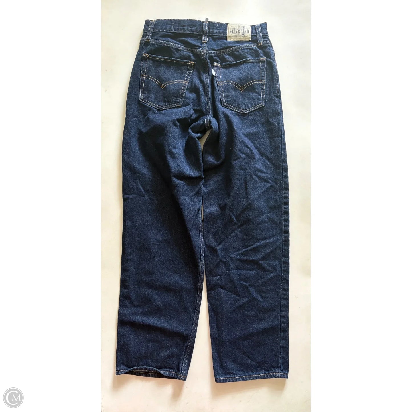 Jeans Straight By Levis In Blue Denim, Size: 4