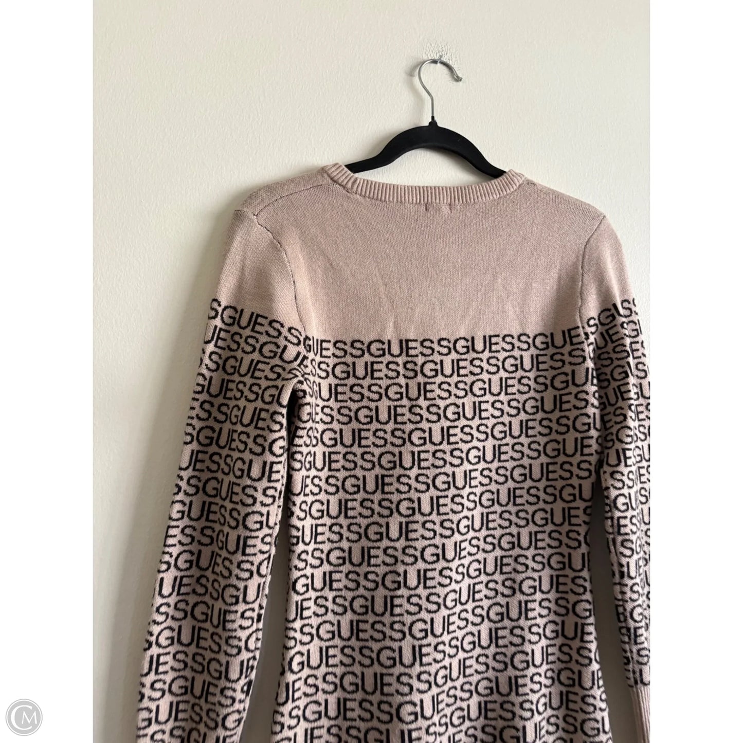 Dress Sweater By Guess In Brown, Size: M