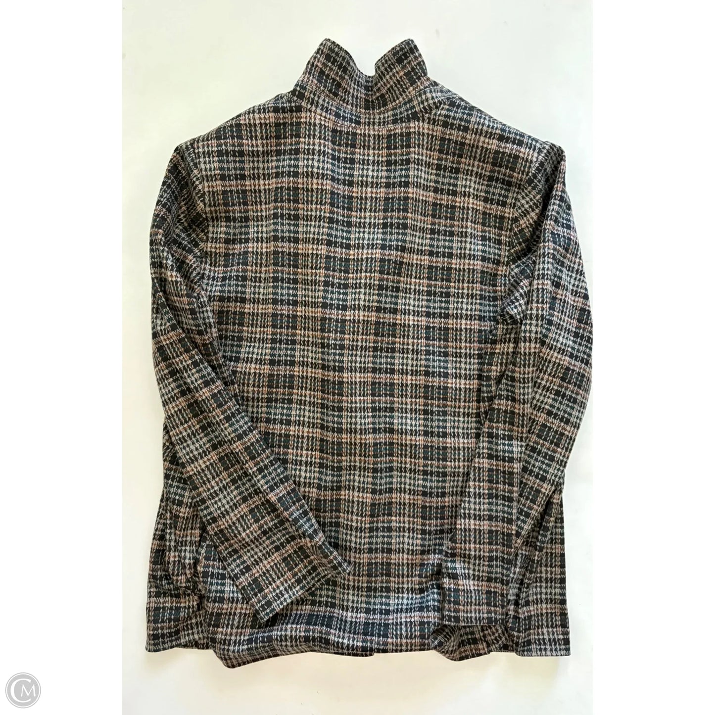 Blazer By Cato In Plaid Pattern, Size: 18