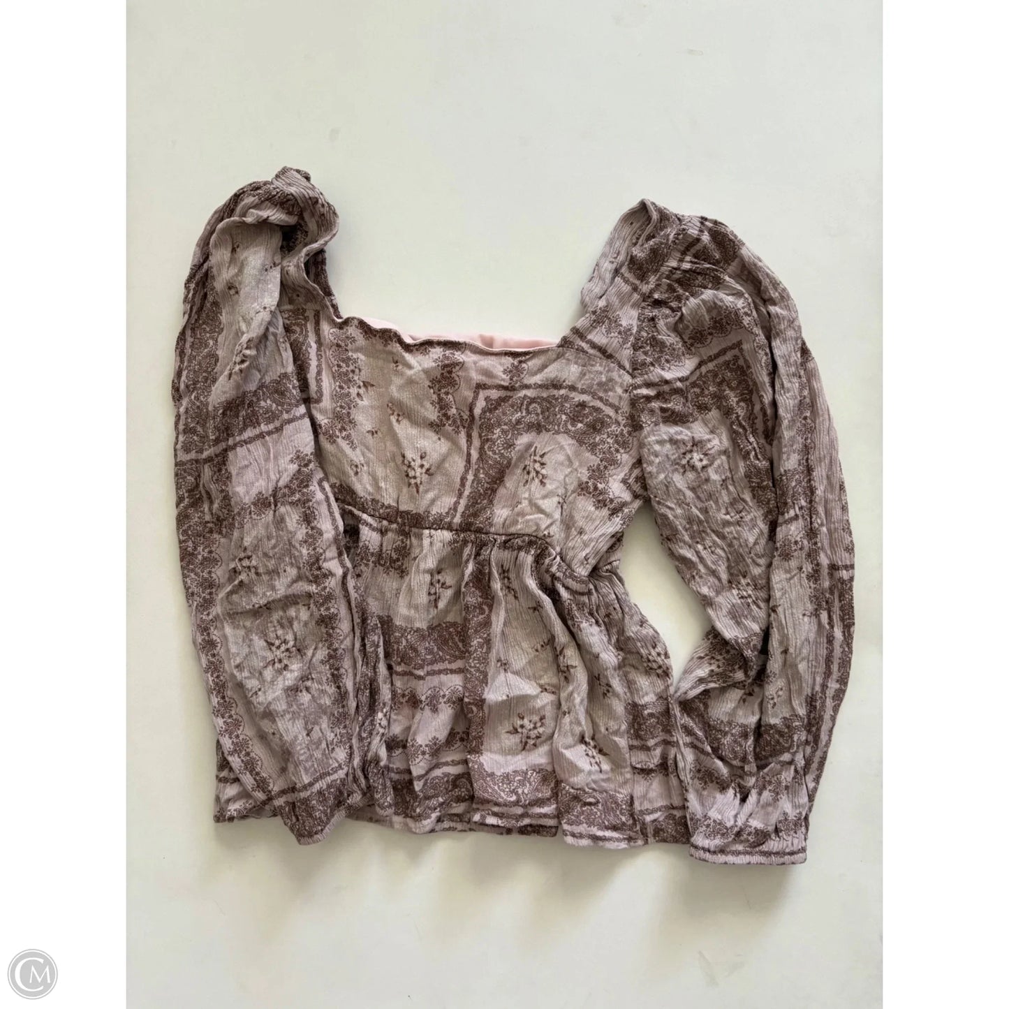 Top Long Sleeve By lazy sundays In Pink, Size: M