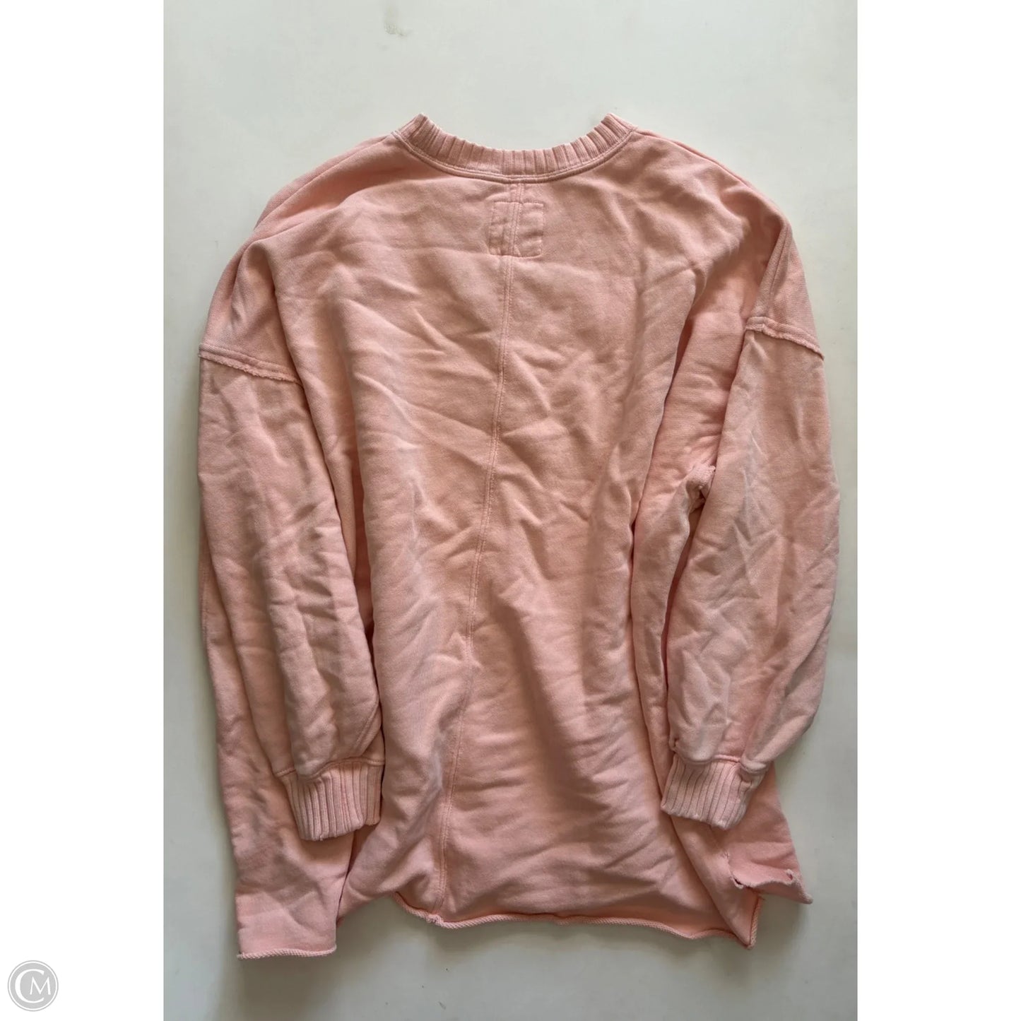 Sweatshirt Crewneck By Aerie In Peach, Size: S
