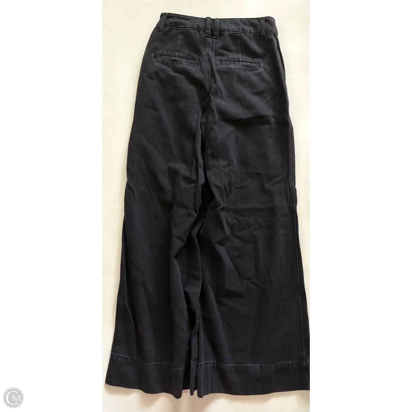 Jeans Wide Leg By Anthropologie In Black, Size: 4