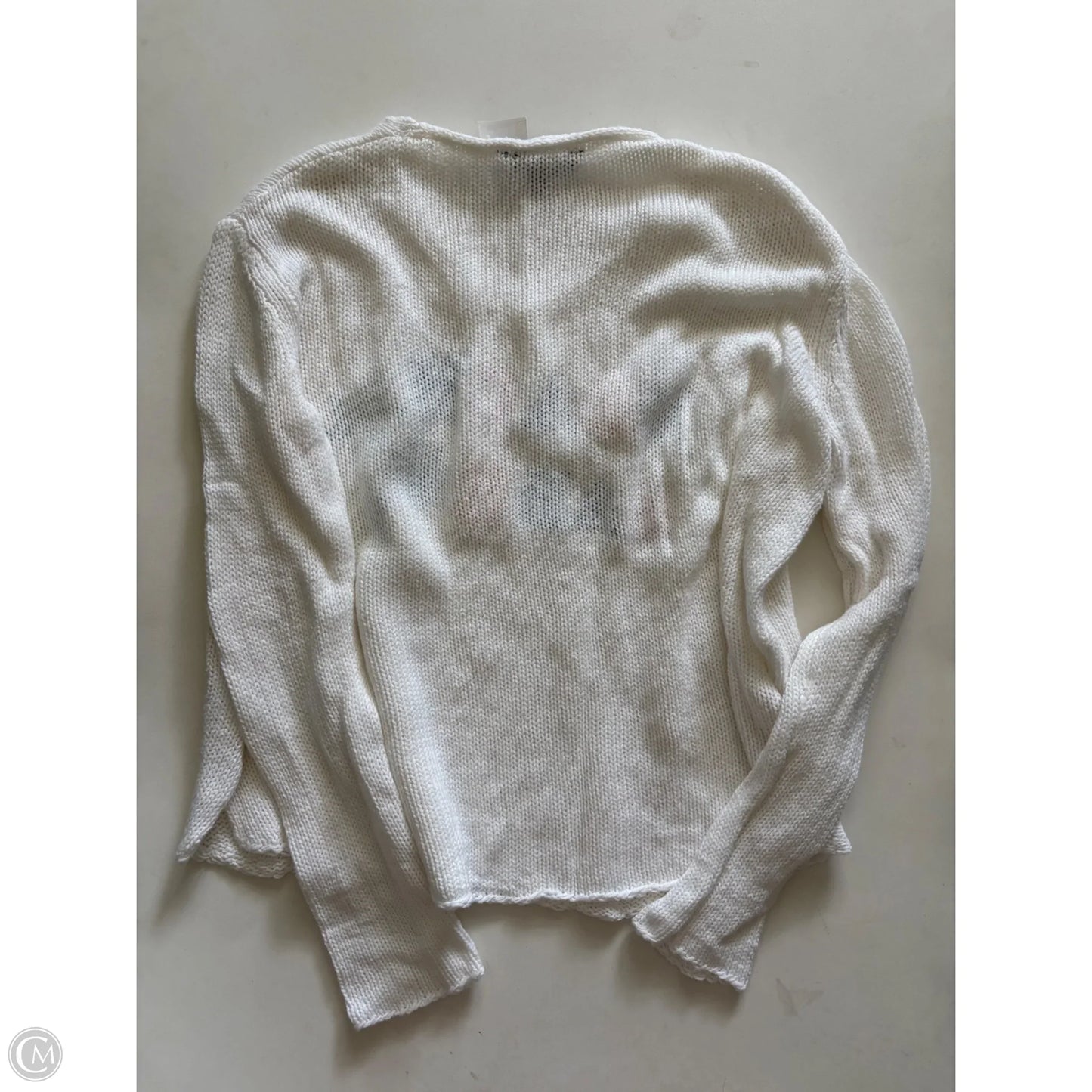 Sweater By Simply Southern In White, Size: S