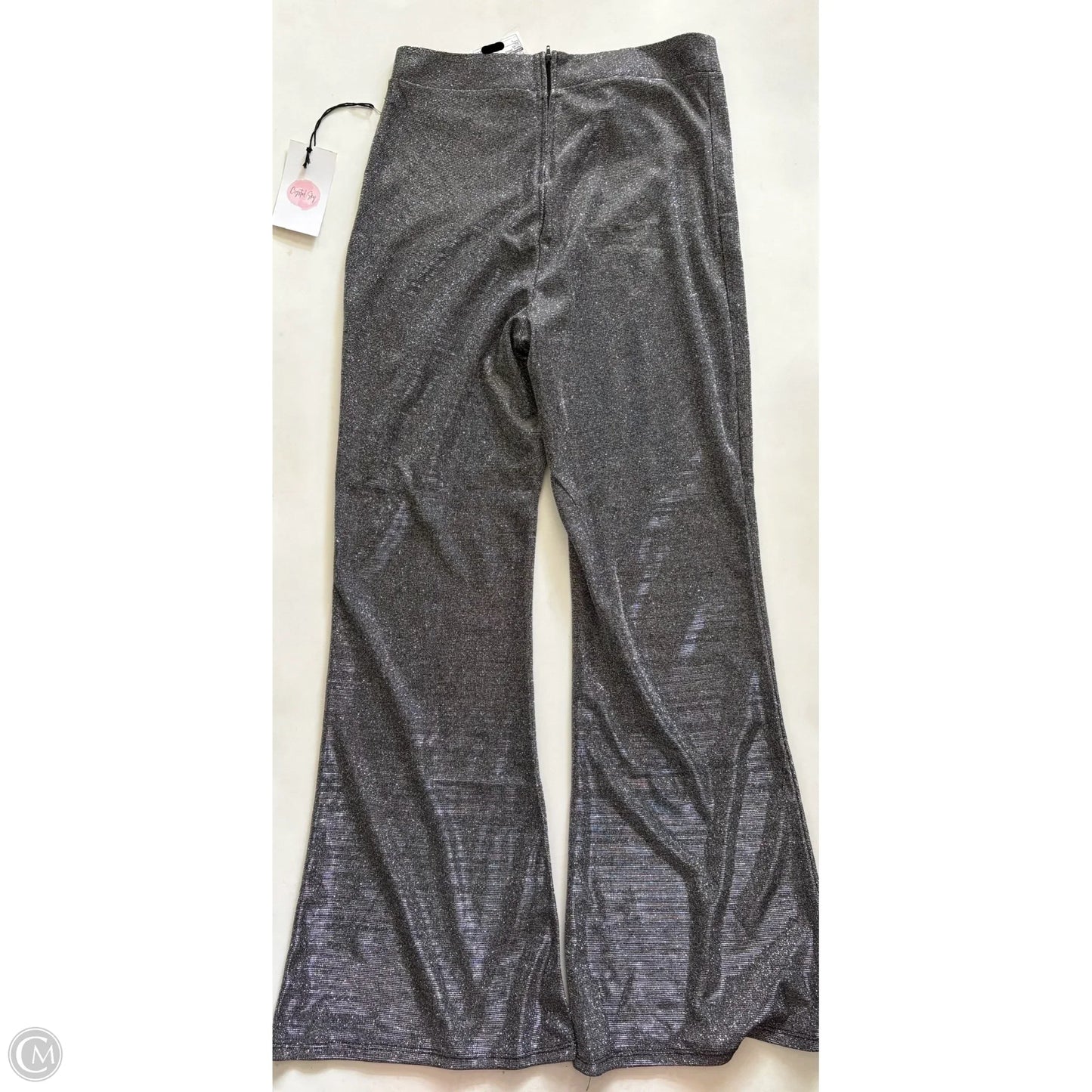 Pants Dress By Crystal Sky In Silver, Size: L