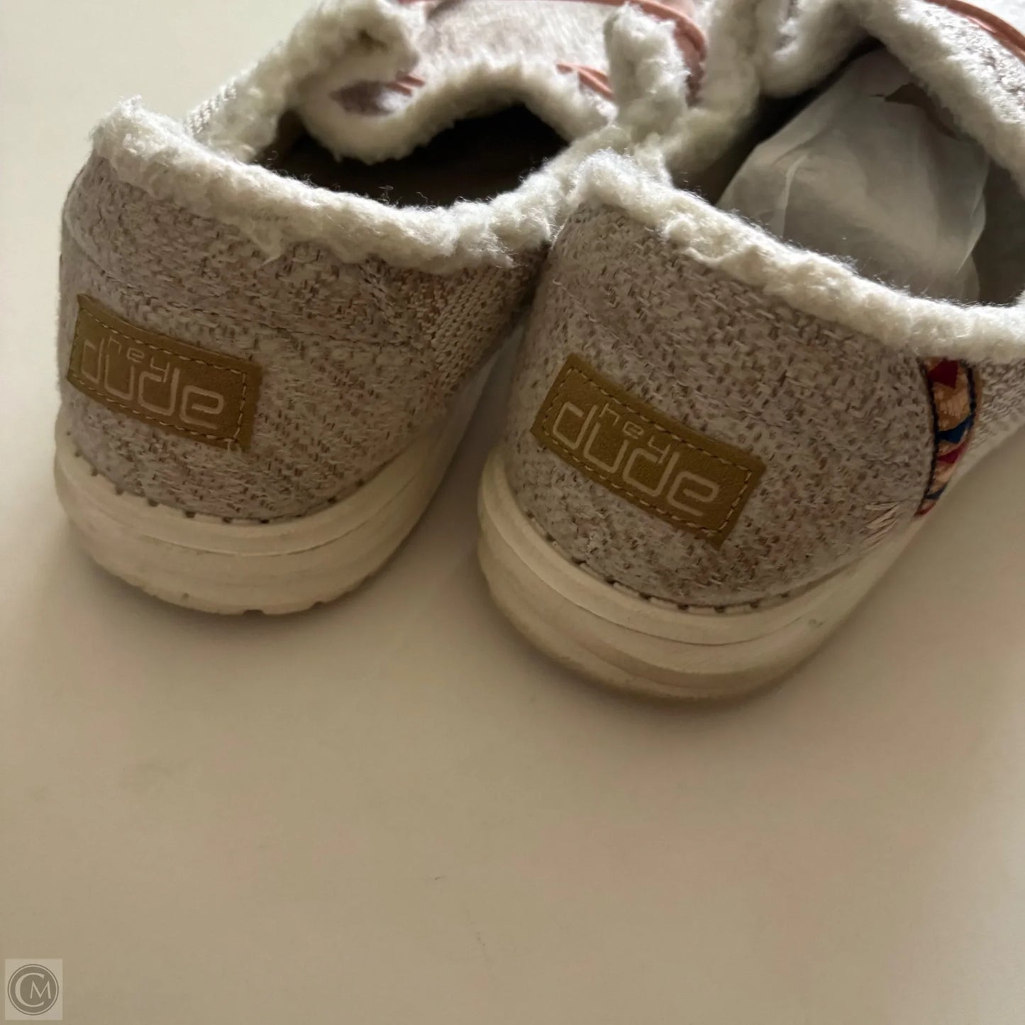 Shoes Sneakers By Hey Dude In Beige, Size: 8
