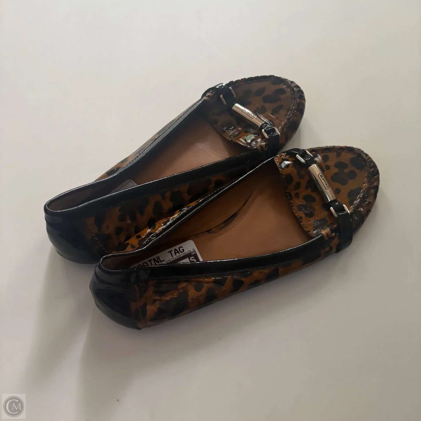 Shoes Designer By Coach In Animal Print, Size: 9.5