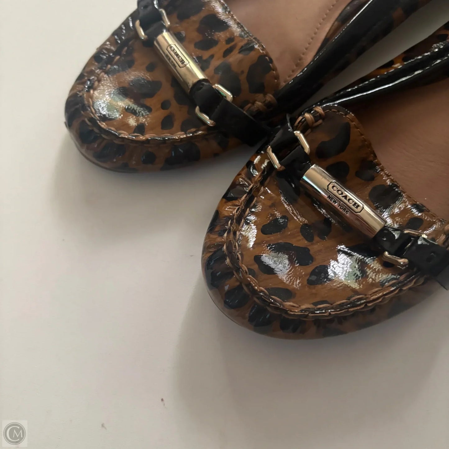 Shoes Designer By Coach In Animal Print, Size: 9.5