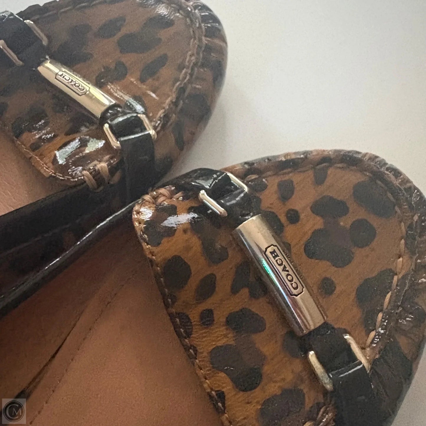 Shoes Designer By Coach In Animal Print, Size: 9.5