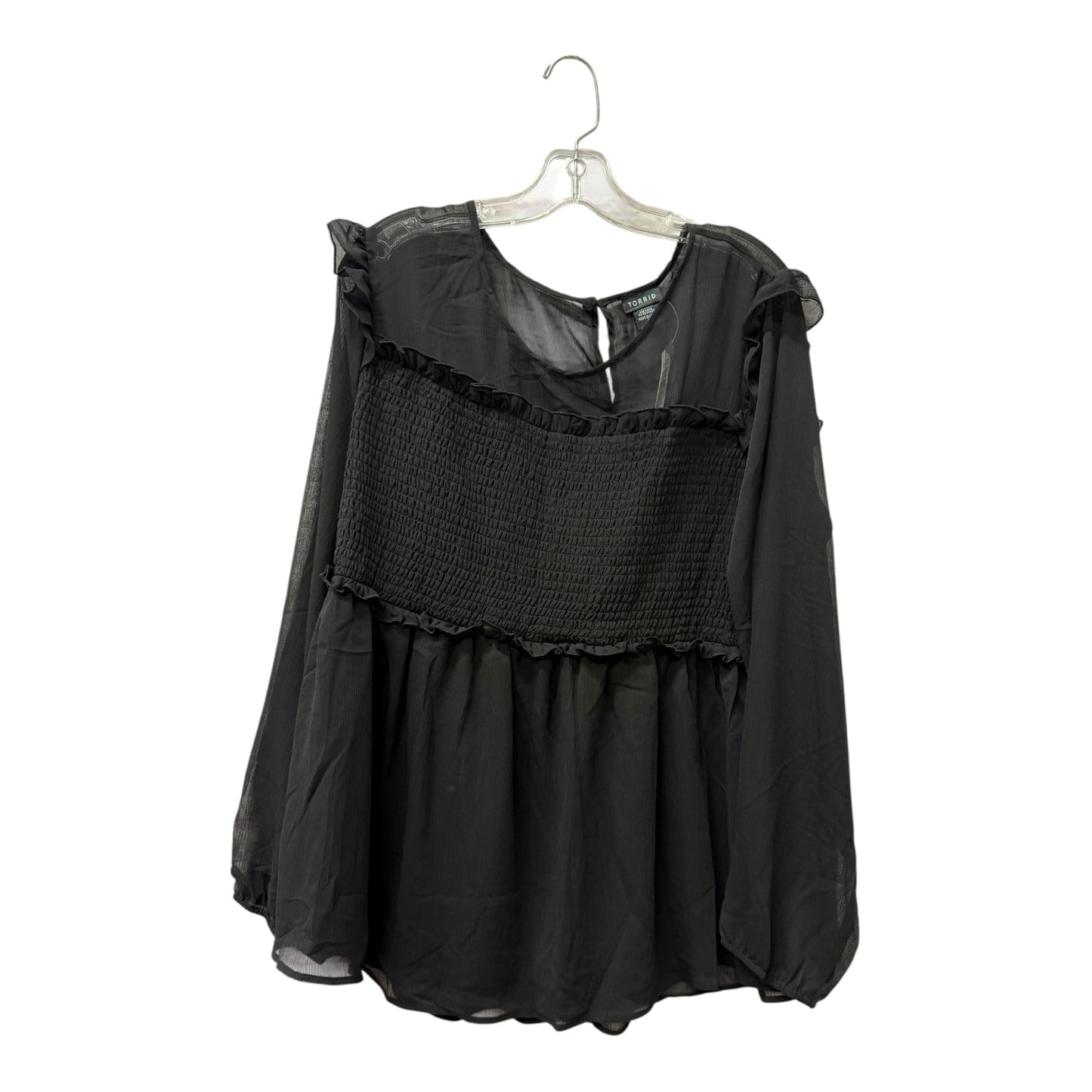 Top Ls By Torrid In Black, Size:3X