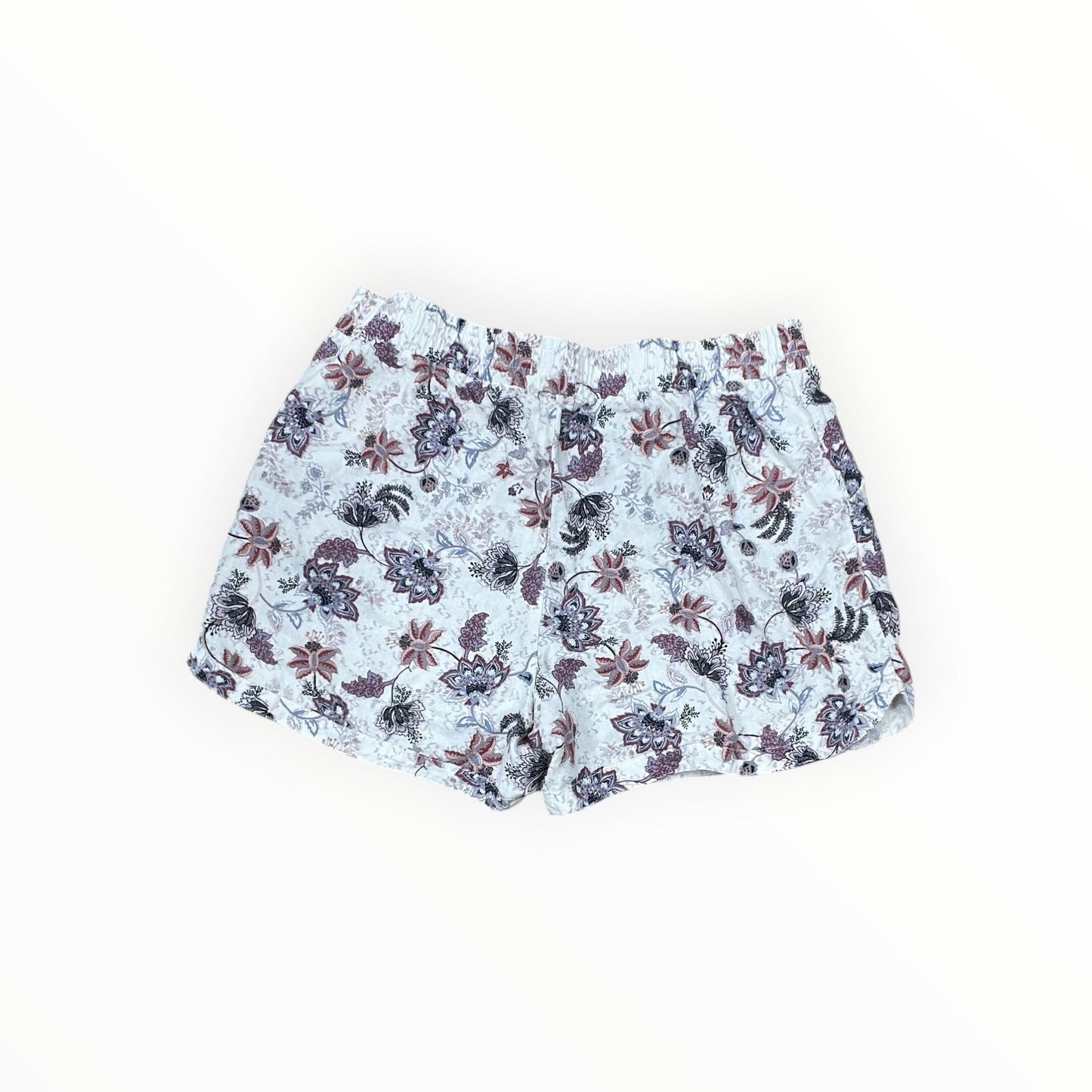 Shorts By Maurices In Cream & Purple, Size:L