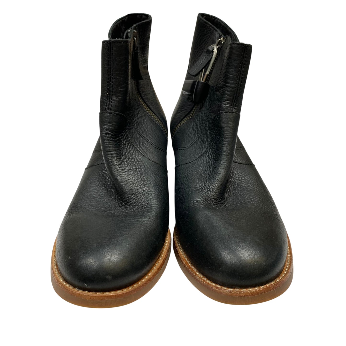 Boots Ankle Heels By Roots In Black, Size:9
