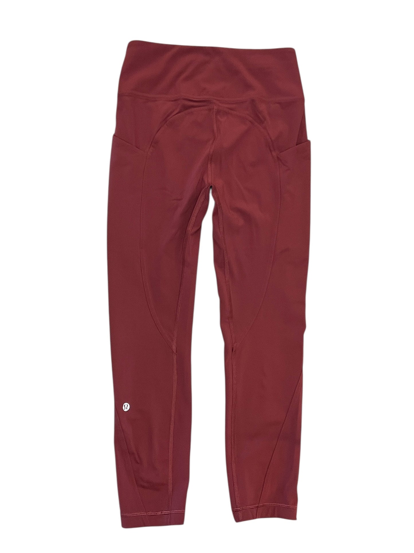 Athletic Leggings By Lululemon In Pink, Size:S