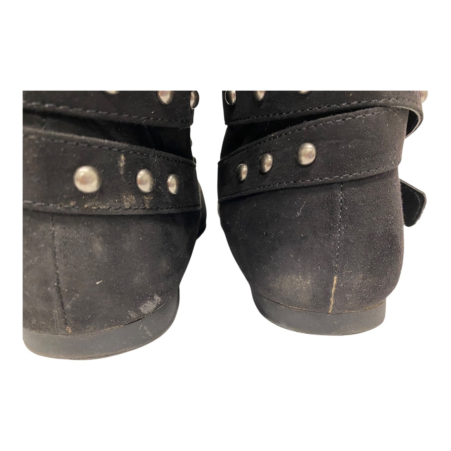Boots Mid-Calf Flats By So In Black, Size:8.5