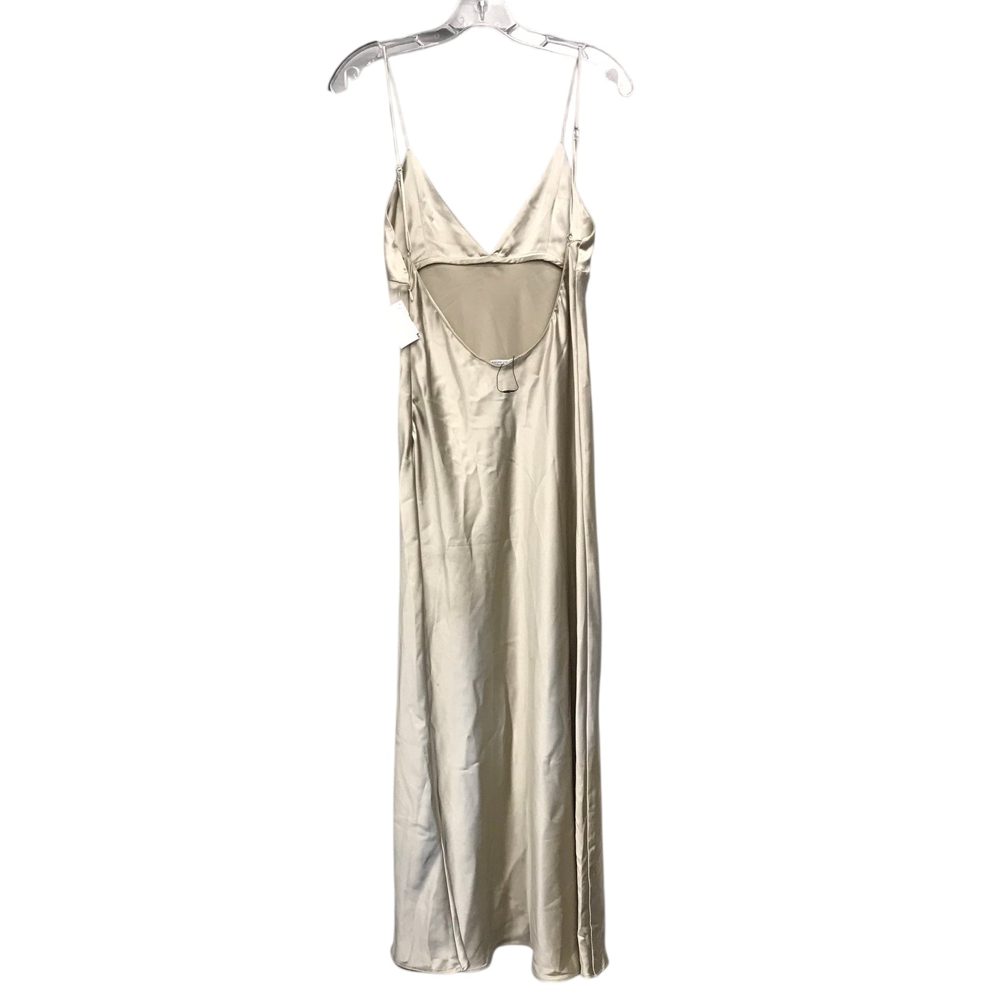 Dress Party Long By Zara In Gold, Size:M