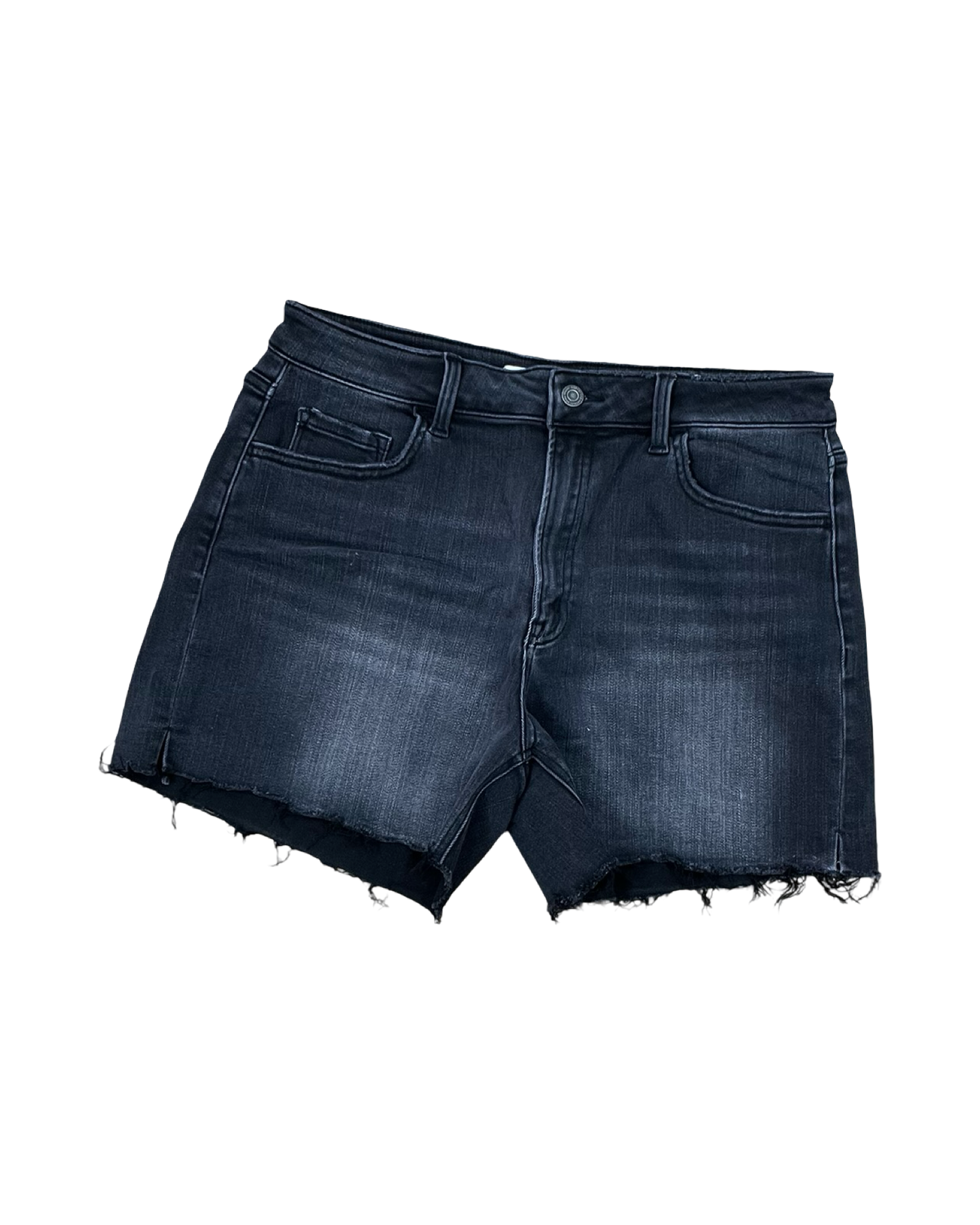 Shorts By Vervet In Black Denim, Size:Xl
