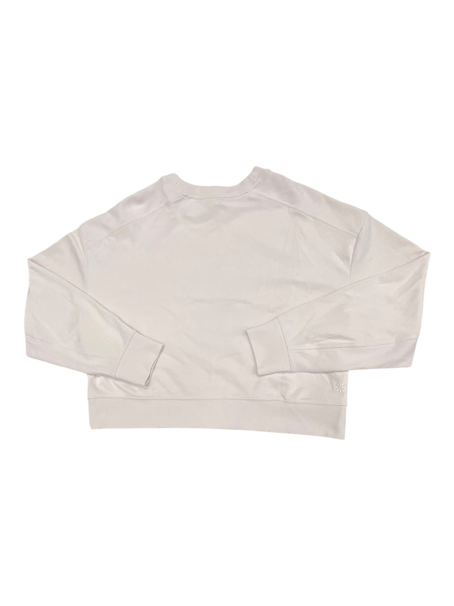 Athletic Top Ls Crewneck By Athleta In Pink, Size:M
