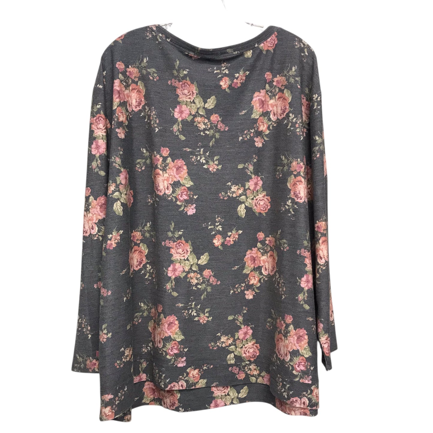 Top Ls By Maurices In Floral Print, Size:3X