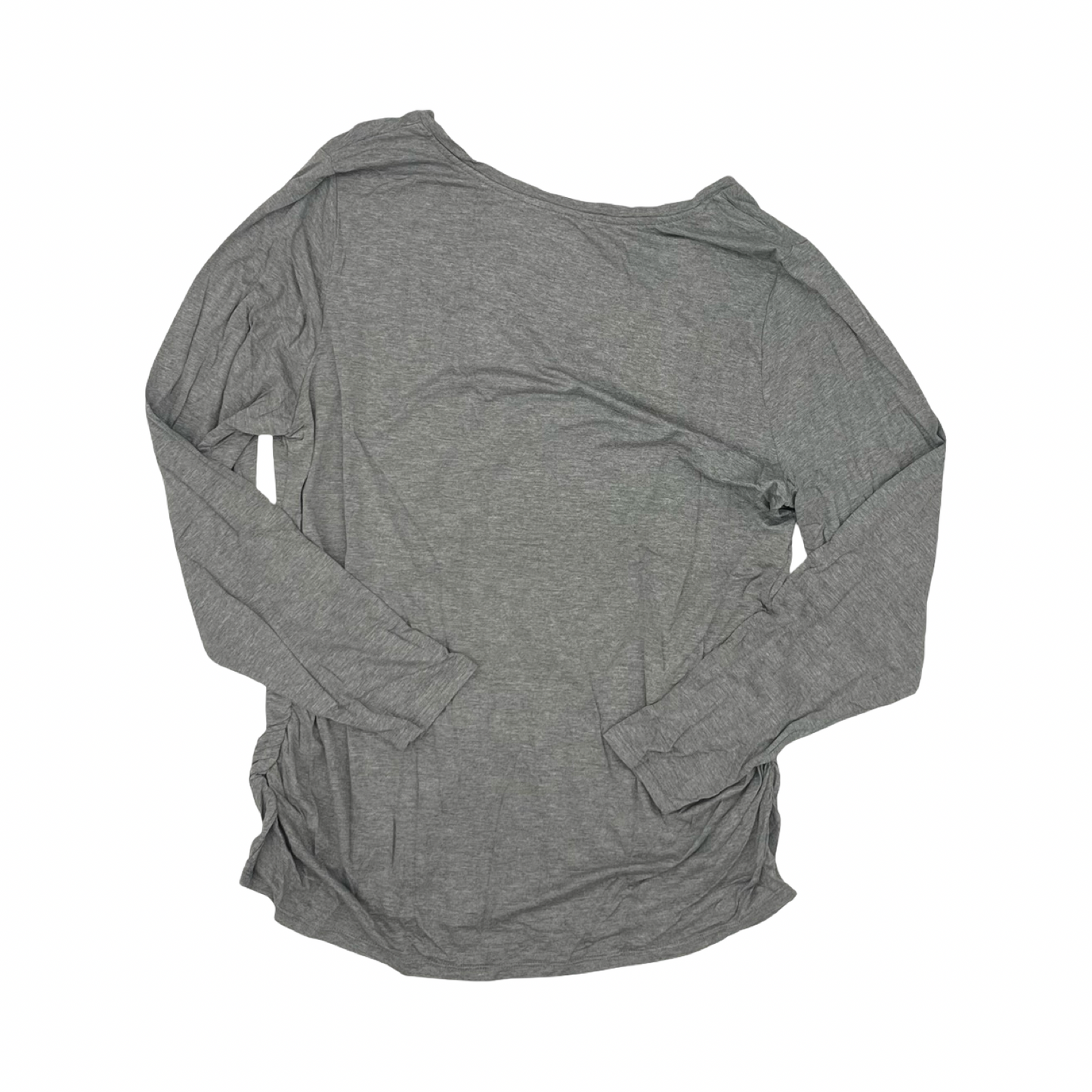 Mat Top Ls By Motherhood In Grey, Size:Xl